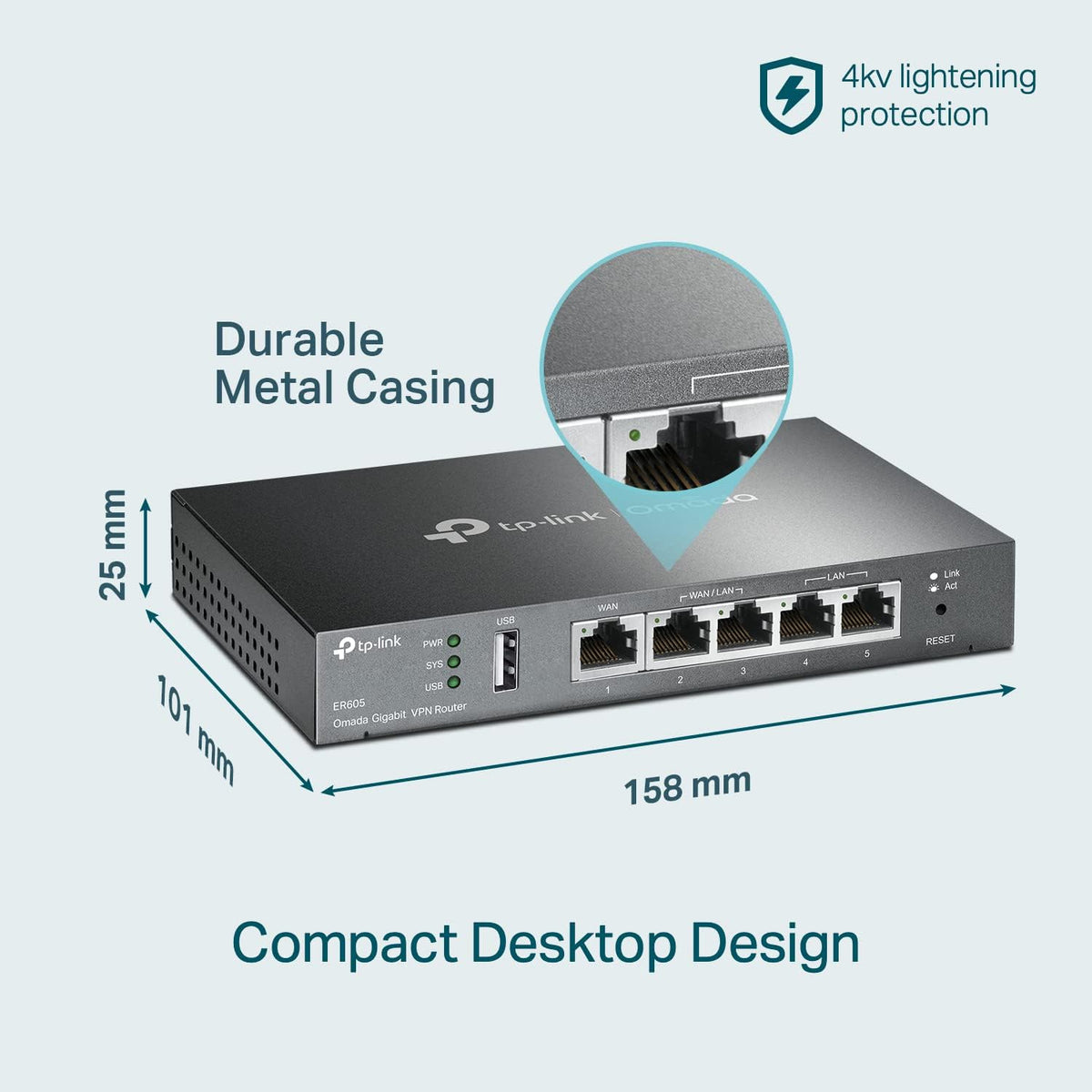 TP-Link TL-ER7206 Omada Gigabit VPN Router | Digital Store