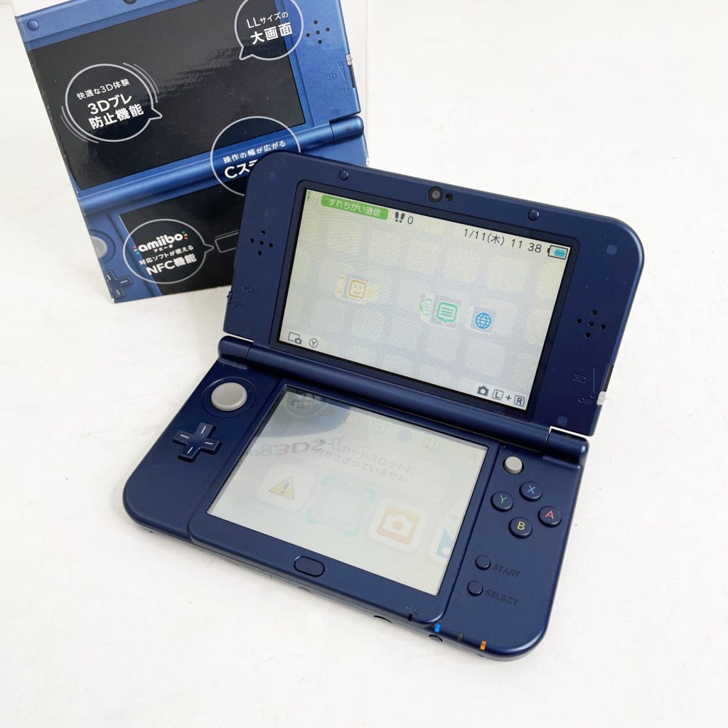 新品未使用】☆任天堂 Newニンテンドー3DS LL『メタリックブラック