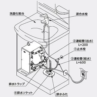 TOTO RESK06A1 湯ぽっとキット(小型電気温水器) 通販(卸価格)|小型電気
