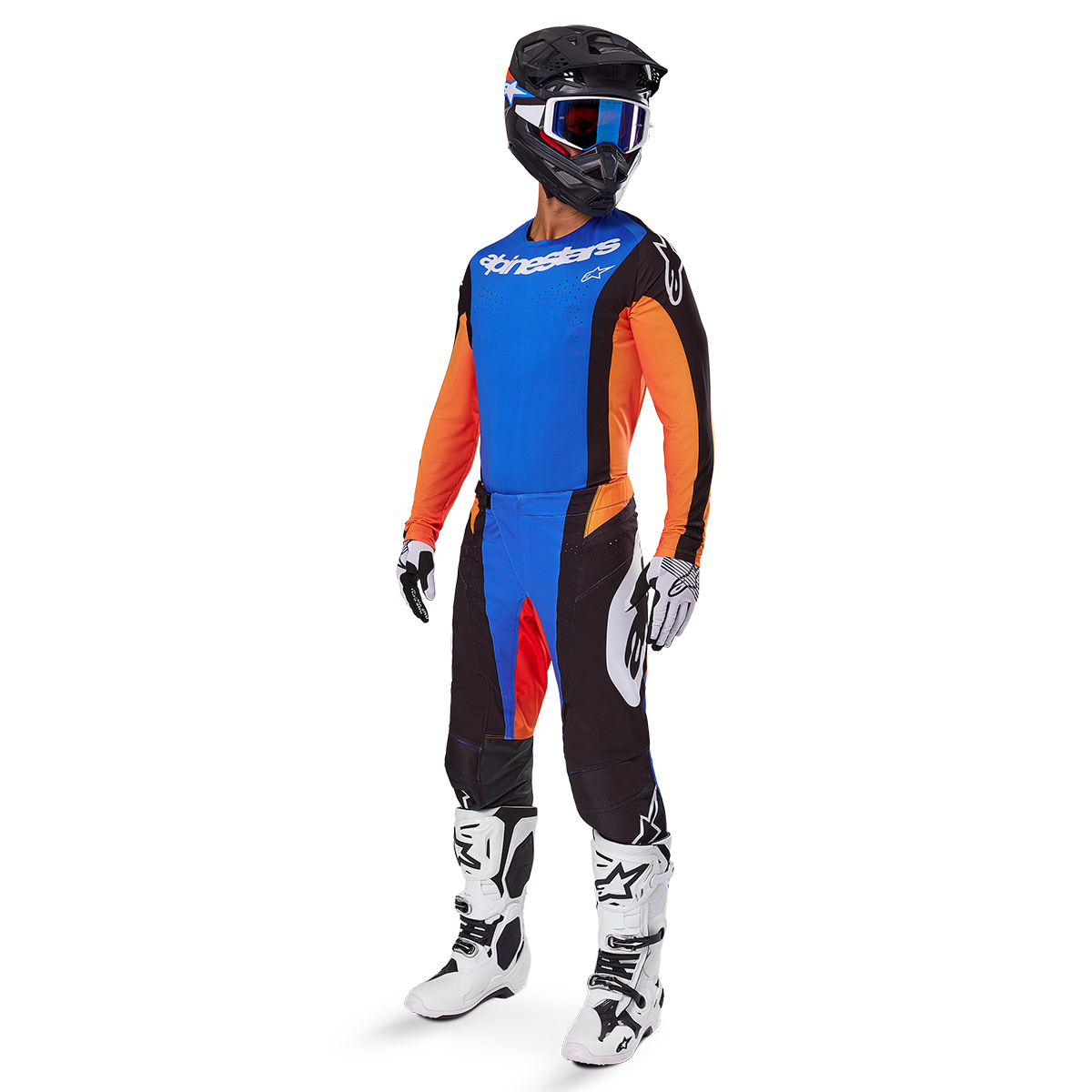 Alpinestars テックスターメルトジャージ オレンジ/ブルー