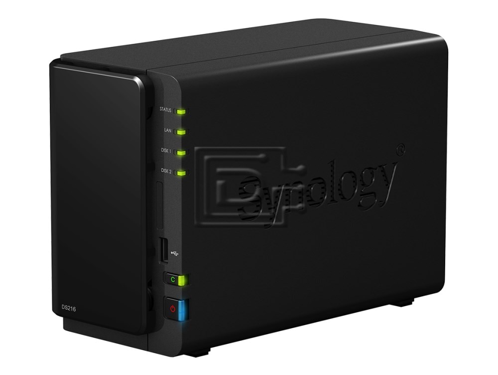 Synology DiskStation DS216 2-Bay SATA Dual Core NAS Server