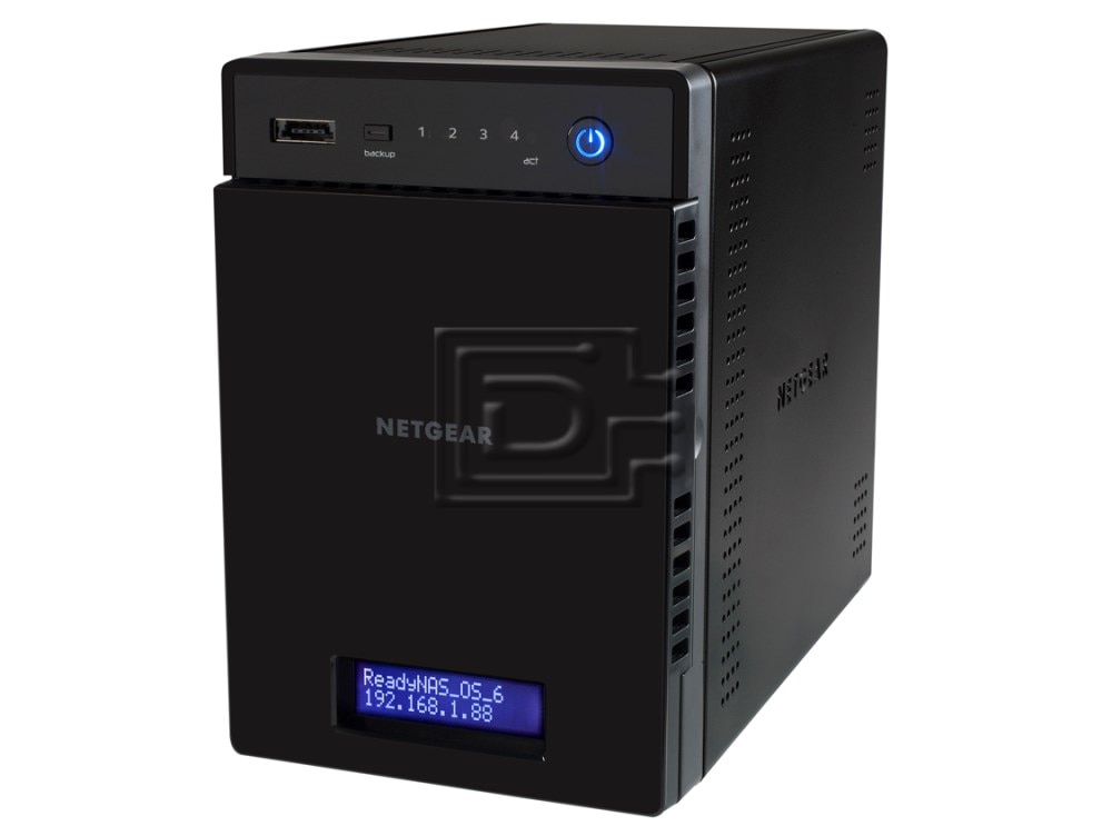 NetGear ReadyNAS 104 RN10400 4-Bay SATA Diskless NAS Server