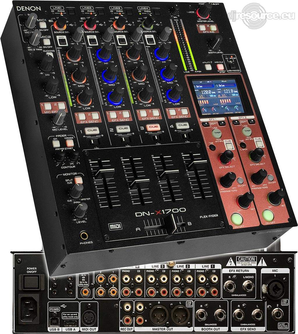 Denon › DN-X1700 › Mixer - Gearbase | DJResource