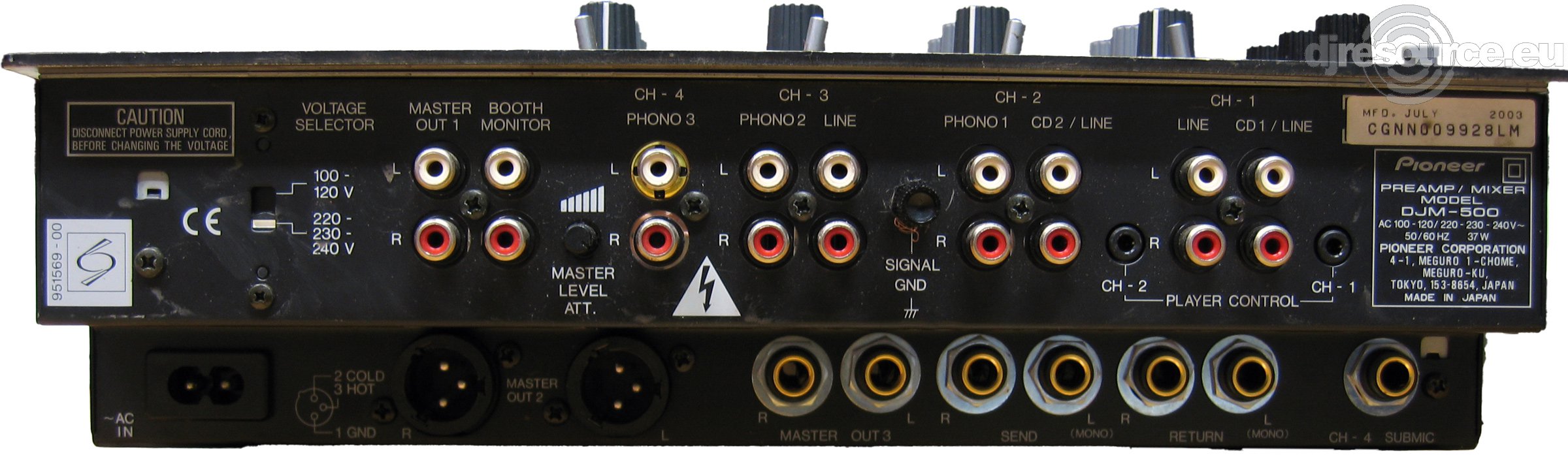 Pioneer DJ › DJM-500 › Mixer - Gearbase | DJResource