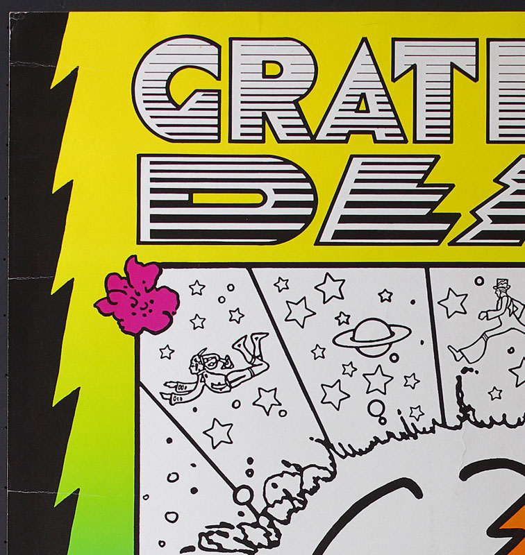 1988 GRATEFUL DEAD Spring Tour Poster Hand Signed Autographed by