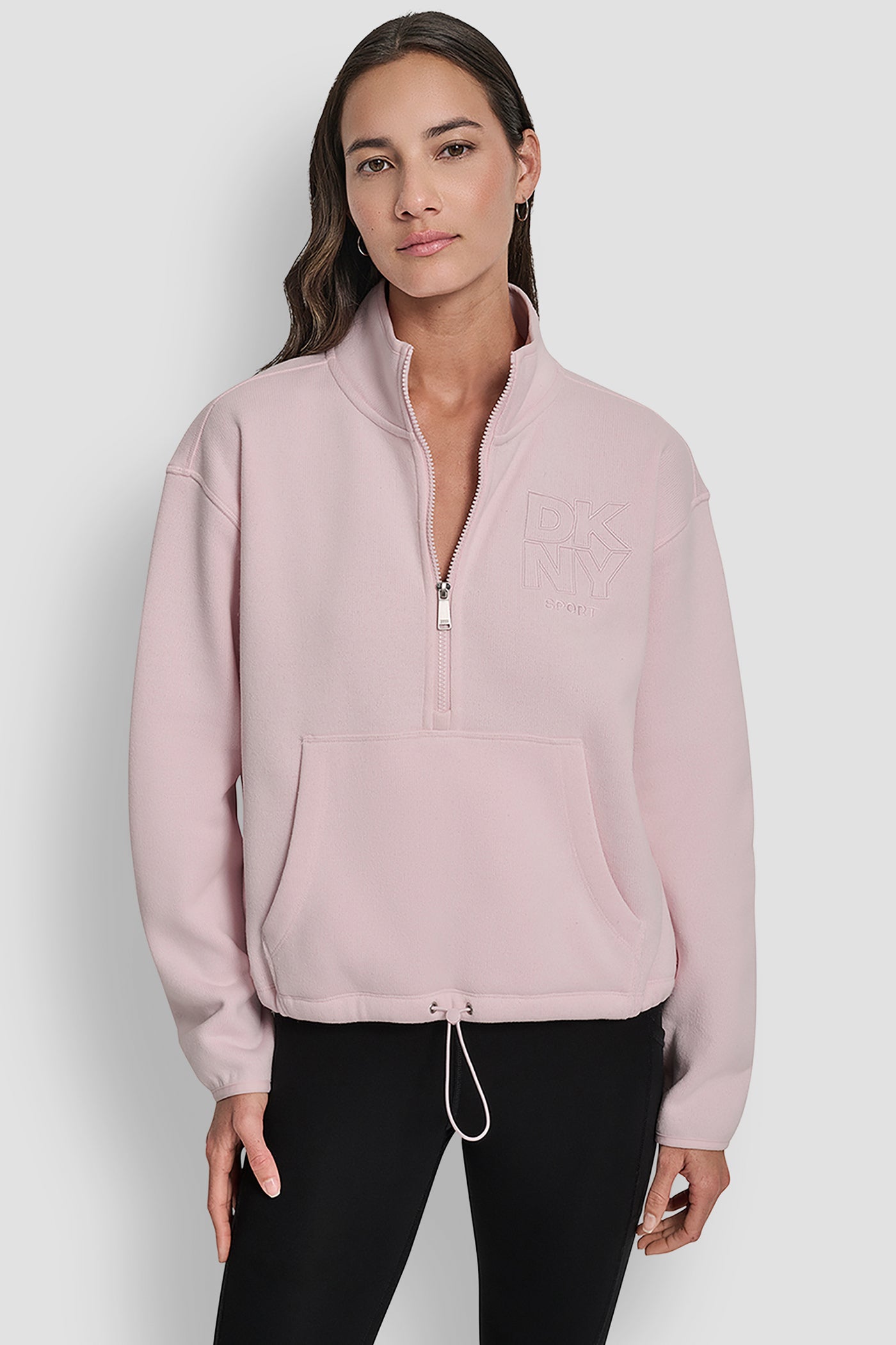 Half Zip Logo Pullover | Sweatshirt | DKNY
