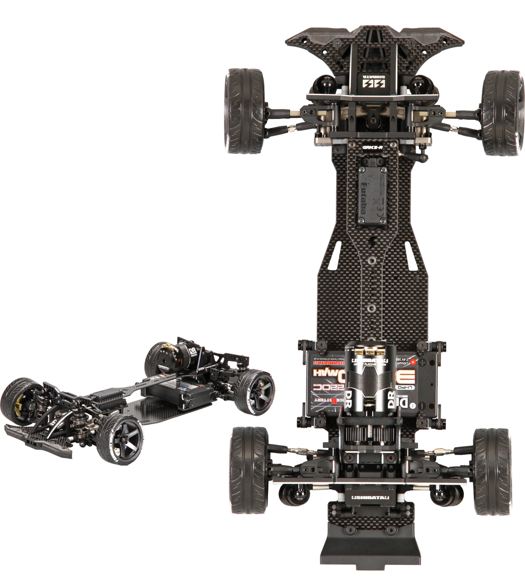 SHIBATA GRK5R レッド メカ付き(受信機外し) フルオプション SHIBATA