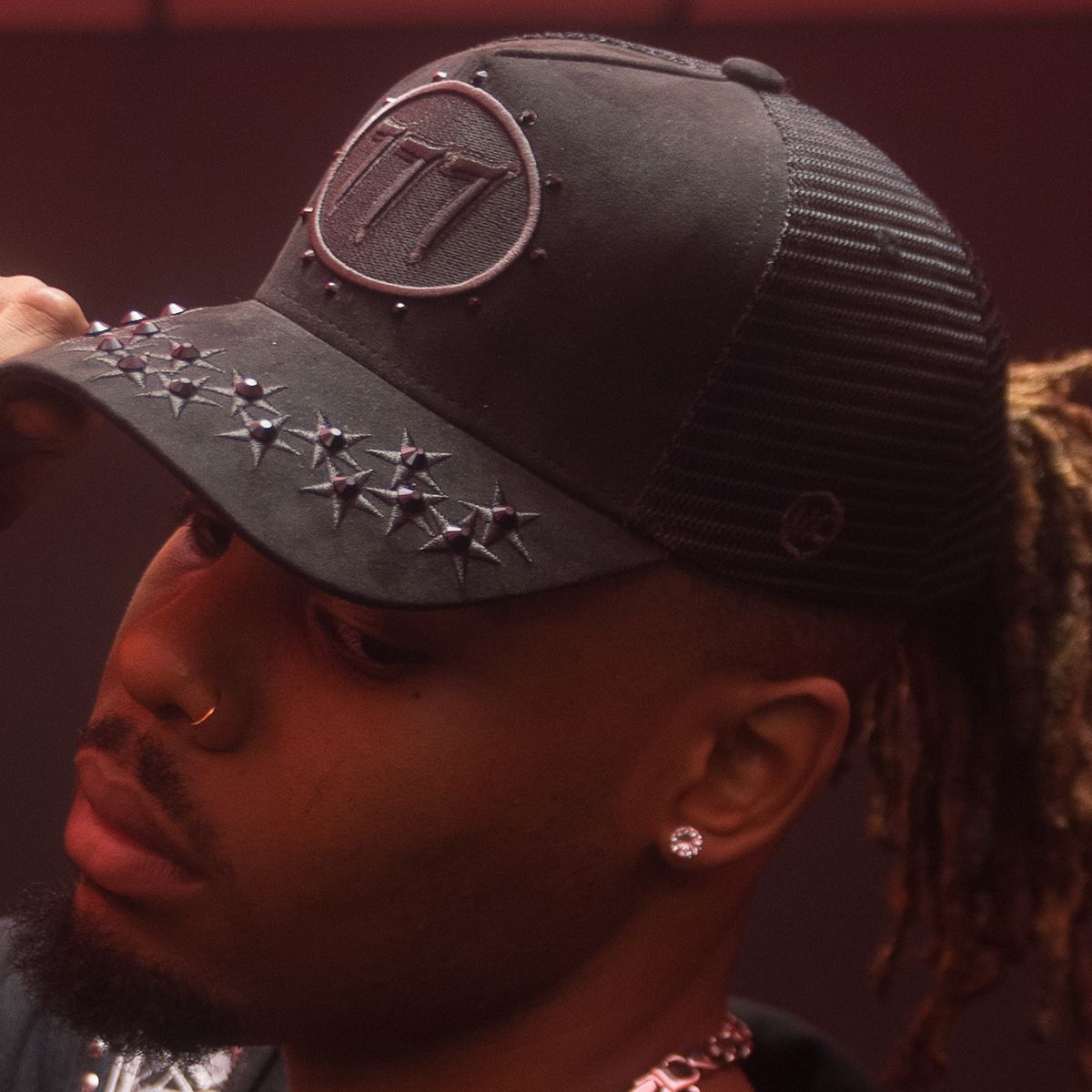 Hudson Diamond 777 Suede Trucker Hat Multi Colors | Drip Nation IL