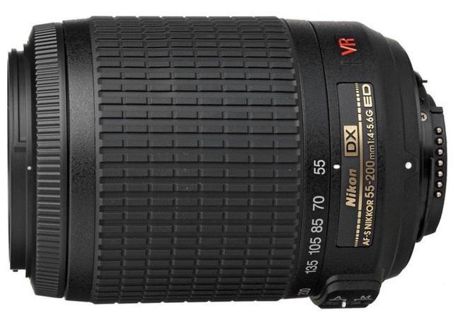 Nikkor 55-200mm f/4-5.6G IF-ED VR AF-S DX Lens Specifications