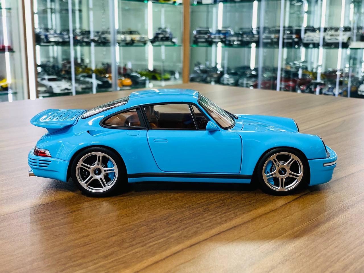 1/18 Diecast Sky Blue Almost Real Porsche RUF CTR Anniversary 2017