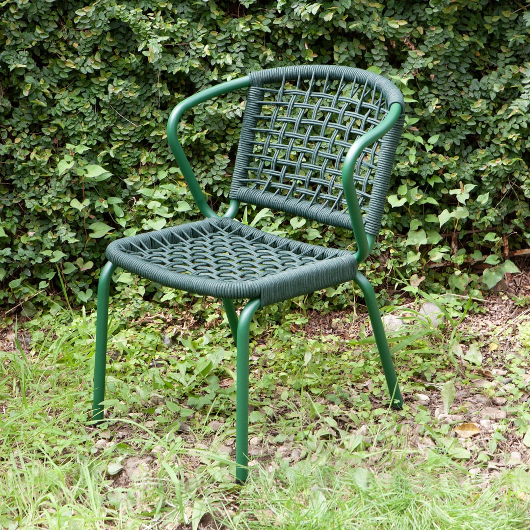 DULTON ONLINE SHOP | ALUMINUM ROPE CHAIR LADARN GREEN(GREEN): 家具