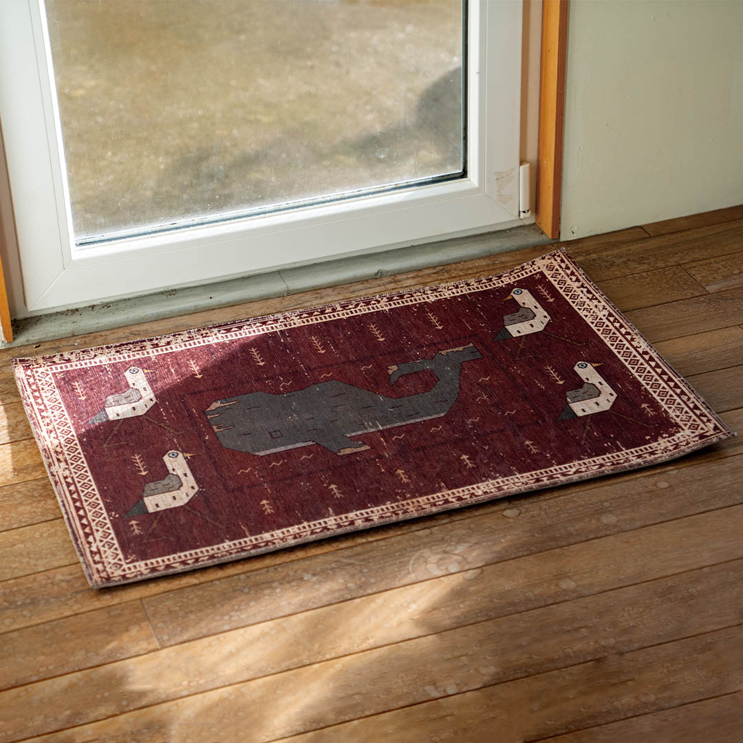 DULTON ONLINE SHOP | MAT WHALE & GULLS 500×800(500×800 WHALE