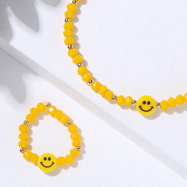 3TYPEスマイルビーズブレスレット | レディースファッション通販 - DHOLIC