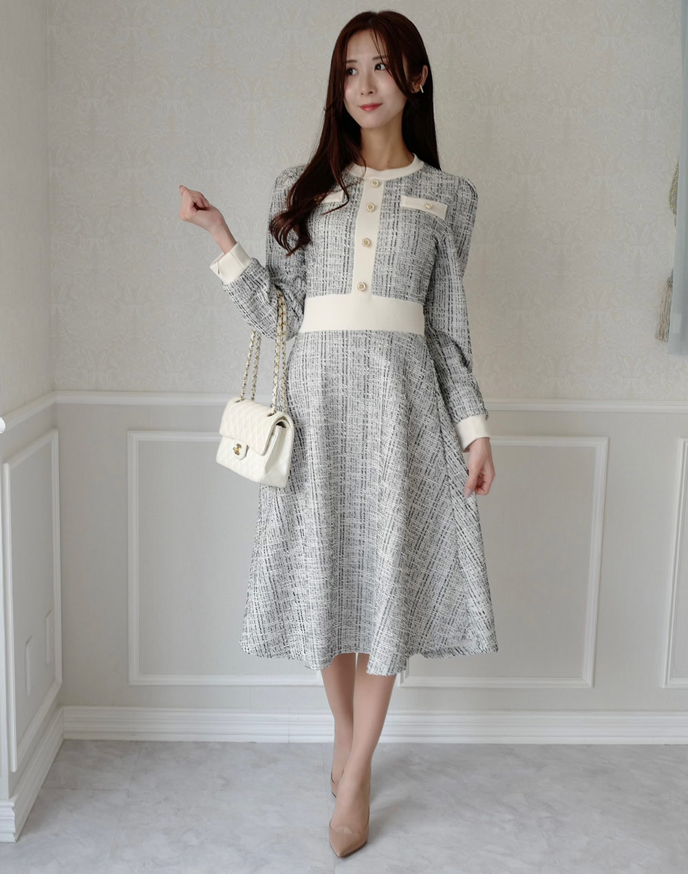ツイードワンピース | レディースファッション通販 - DHOLIC