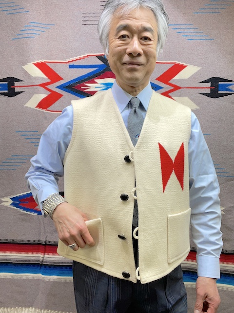 ORTIEGA'S 手織りウールベスト 42 ORTIEGA'S 手織りウールベスト 42