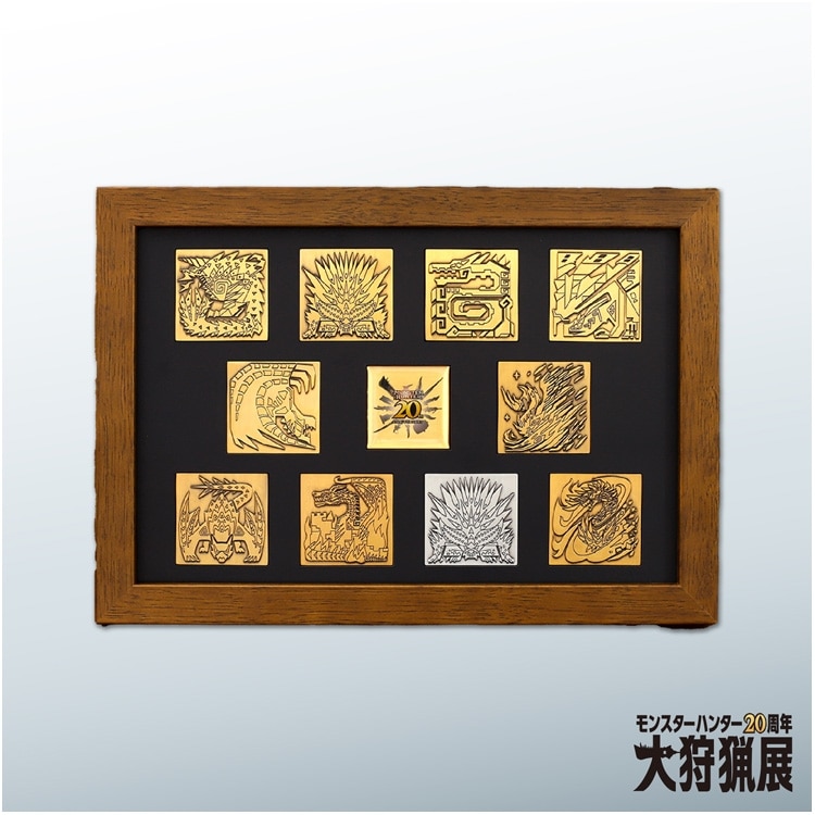 イーカプコン |モンスターハンター20周年-大狩猟展- 額装ピンズセット
