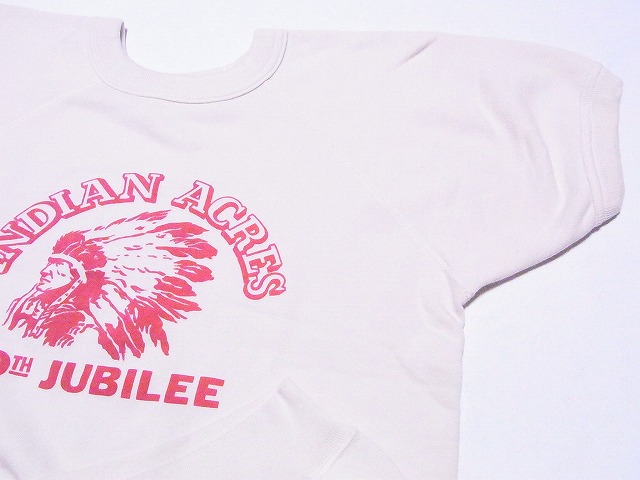 WAREHOUSE[ウエアハウス] 半袖スウェット 4084 INDIAN ACRES セコハン