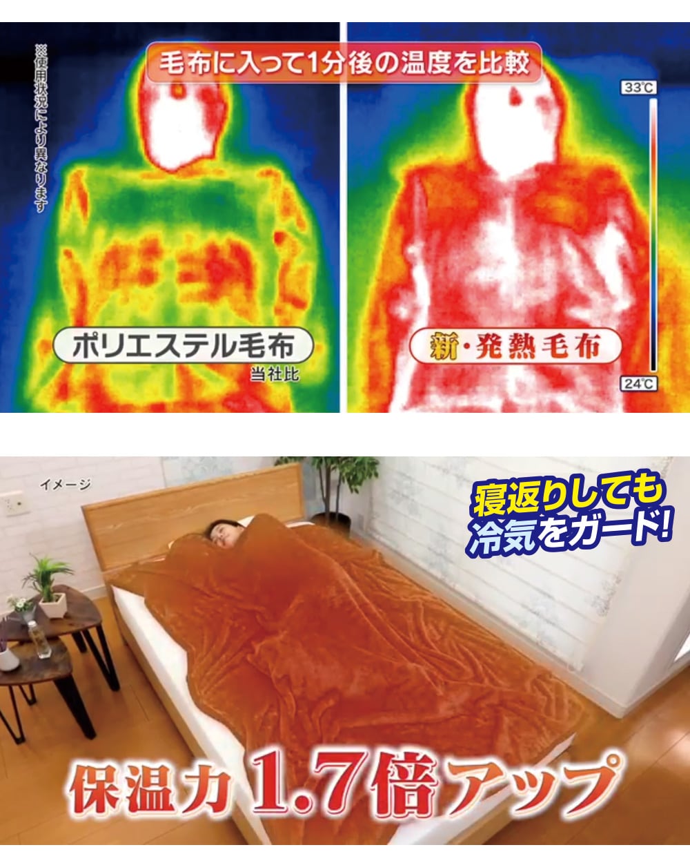 HOTTEX エクストラカシミヤ 発熱毛布セット(シングル／1セット