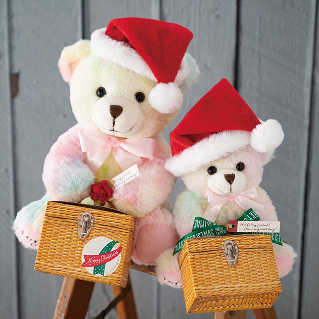 クリスマスサンタ帽子-1(直径110×H190(全長240)): ラッピング用小物