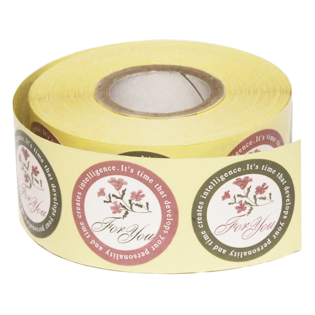 エレガント2色アソートロールシール(直径28): ギフトシール・封印