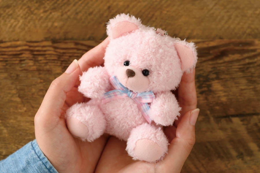 ラブリーマスコット-10／くまのマカロン(W90×D70×H120(マカロン