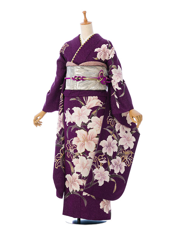 振袖|紫系 |1S2951|対応身長:158-170cm|ｻｲｽﾞ:7号-13号｜全国宅配可の