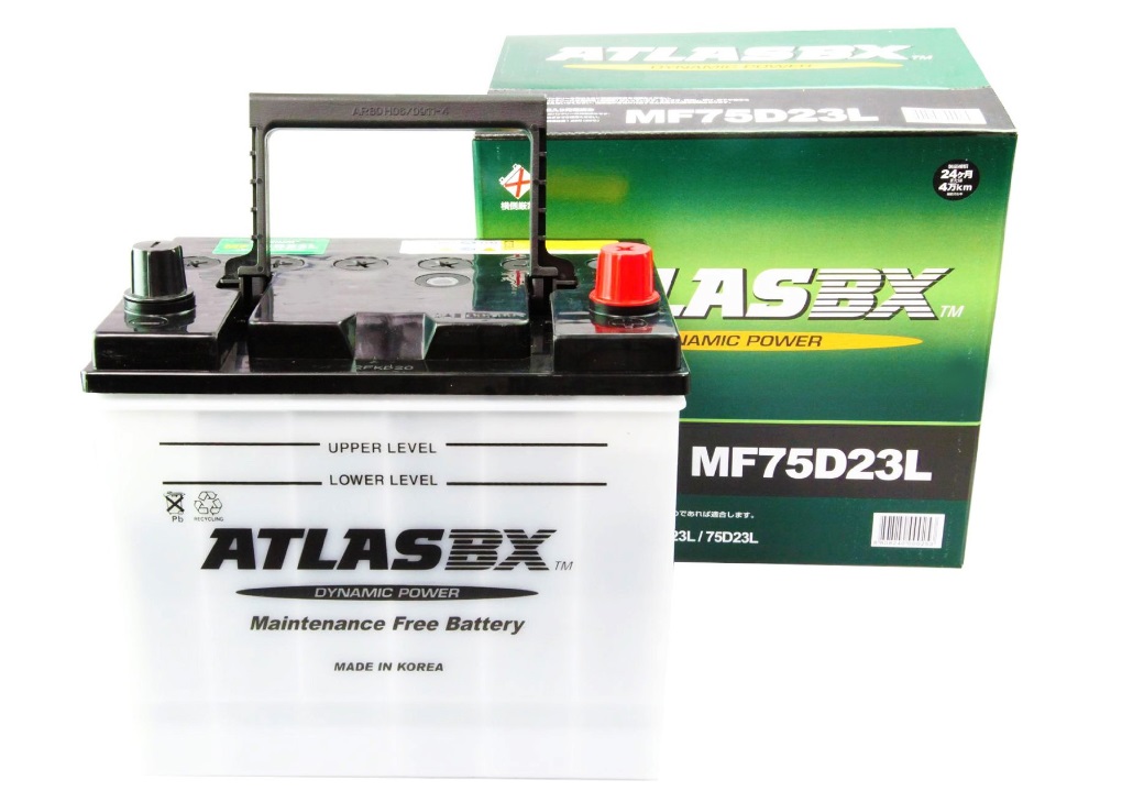 80D23R アトラス 自動車用バッテリー ATLAS 75D23L 商品詳細｜ピックアップ