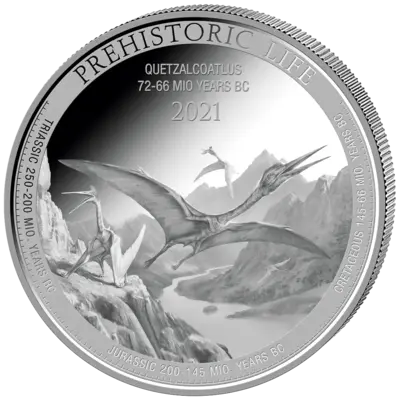 Buy 1 oz Silver Coin - Prehistoric Life - Quetzalcoatlus - 2021