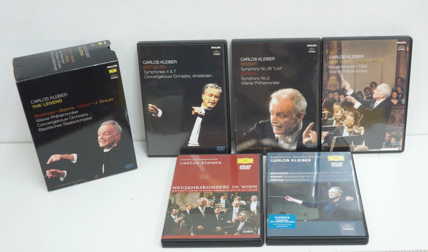 The Legend Carlos Kleiber. Cofanetto con n. 5 DVD in Inglese. NTSC