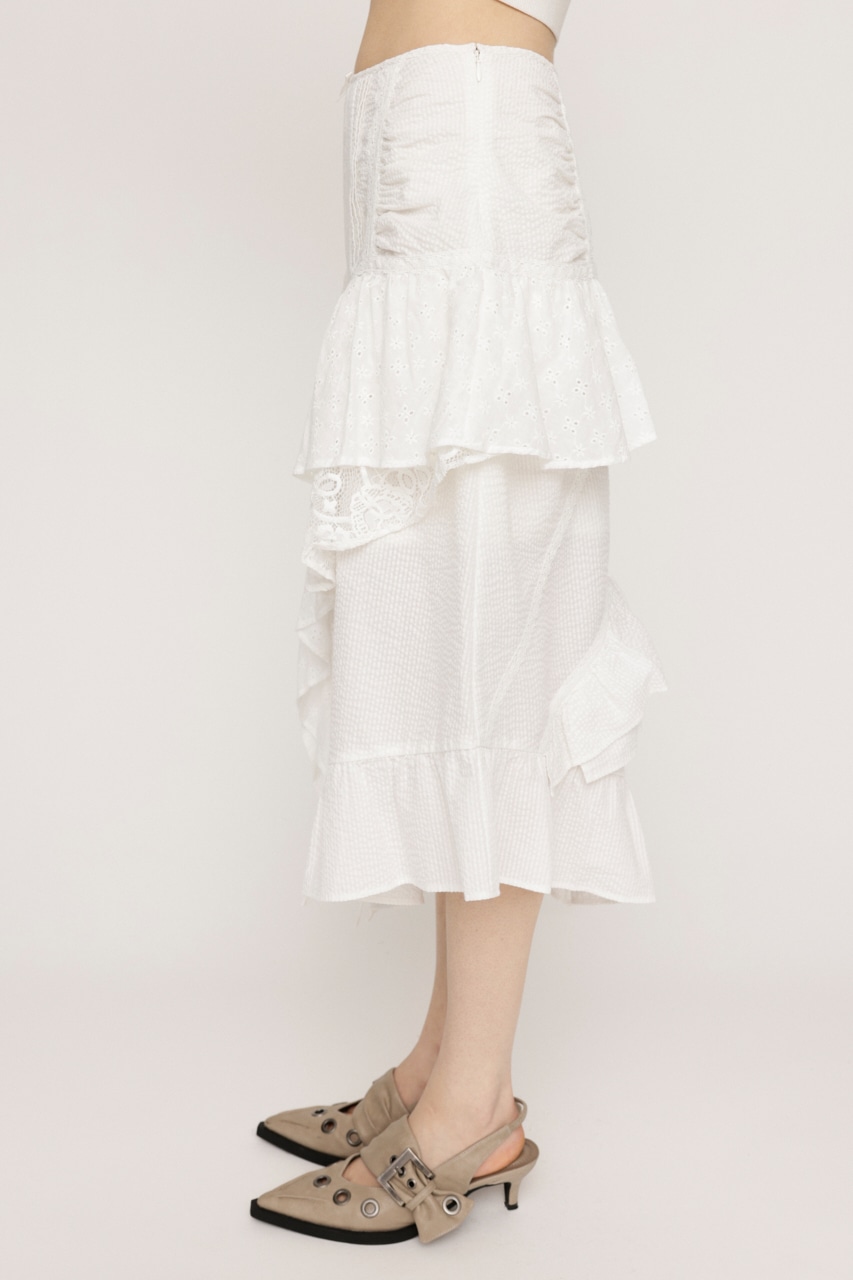 SLY | COTTON LACED WRAP DESIGN ロングスカート (スカート(ロング