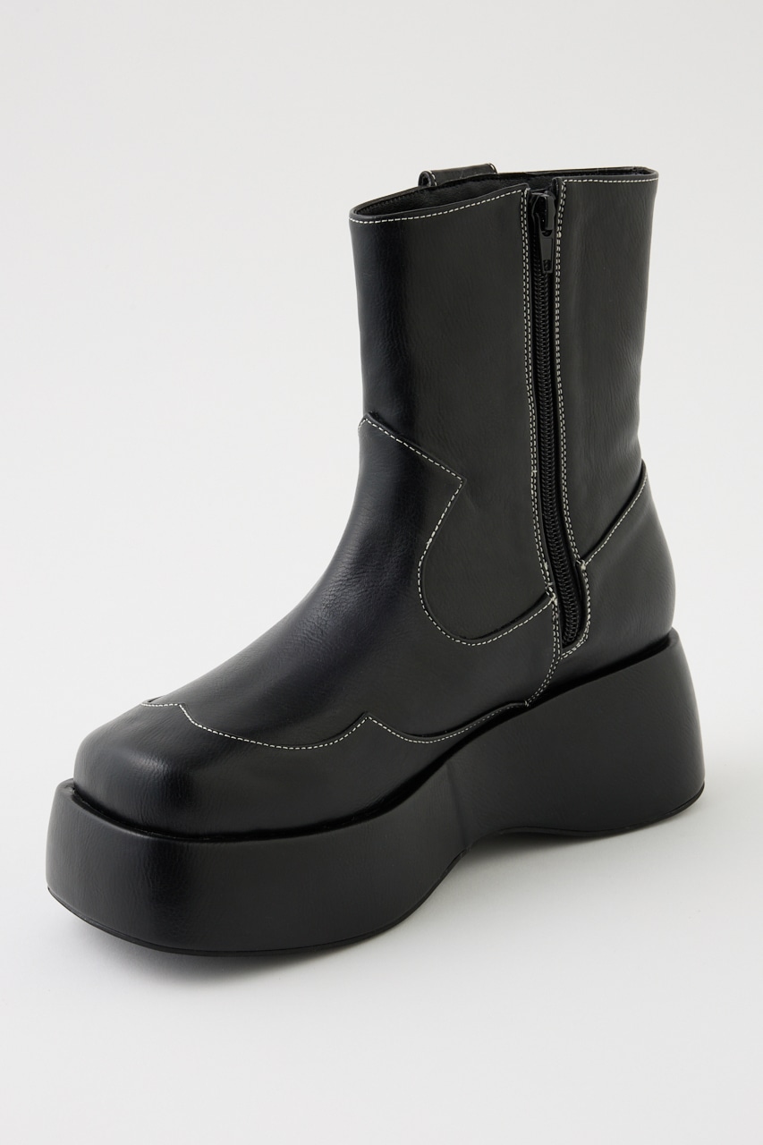 RODEO CROWNS WIDE BOWL | プラットフォームウエスタンブーツ (ブーツ