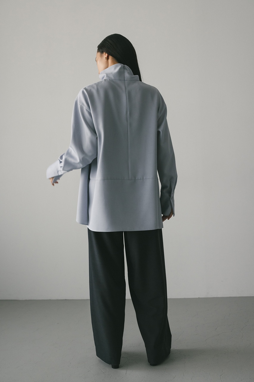 STYLEMIXER | ハイネックロングカフブラウス (シャツ・ブラウス