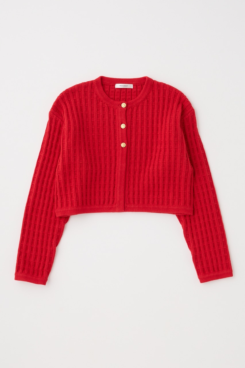 MOUSSY | BI COLOR ニットカーディガン (カーディガン ) |SHEL'TTER