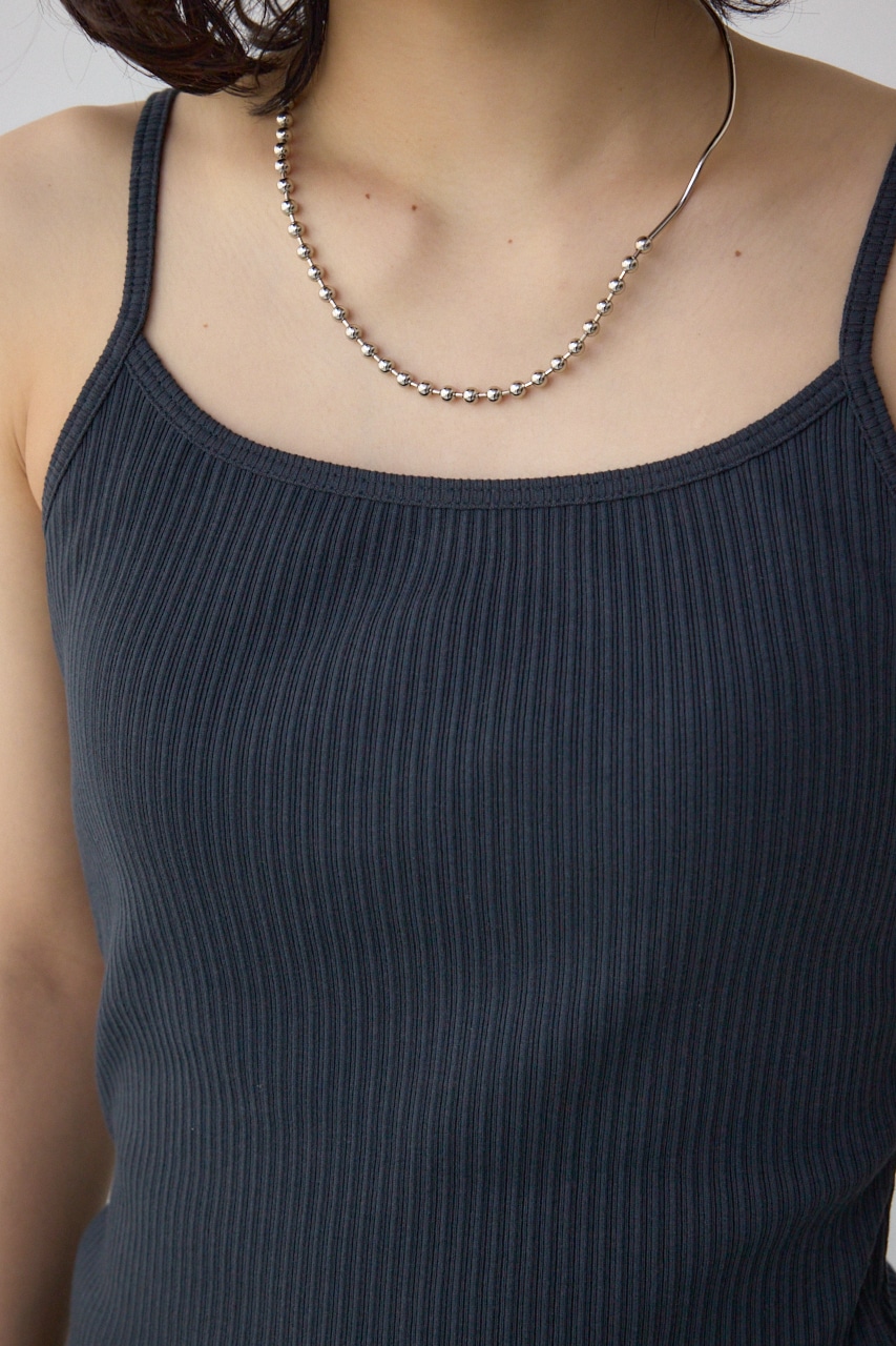 AZUL BY MOUSSY | ファインリブキャミソール (キャミソール ) |SHEL