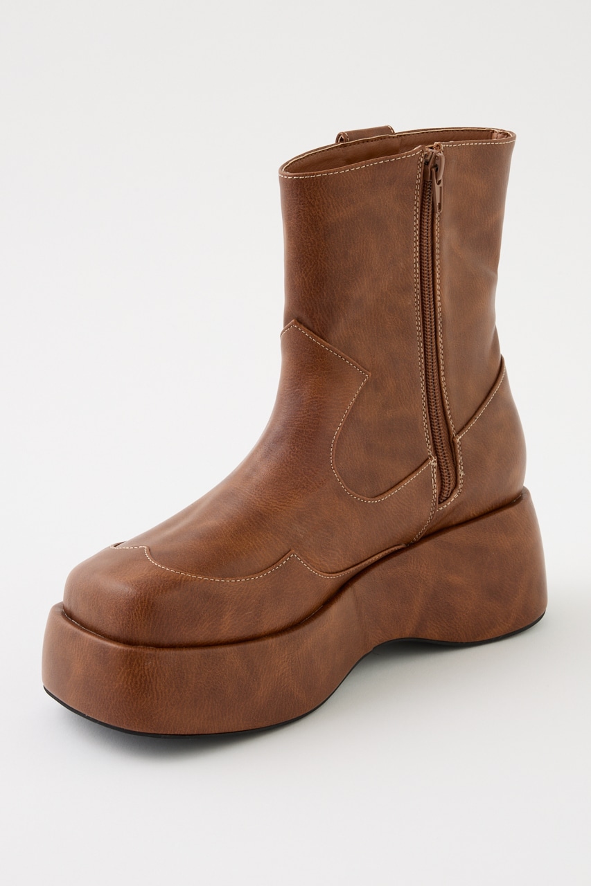 RODEO CROWNS WIDE BOWL | プラットフォームウエスタンブーツ (ブーツ