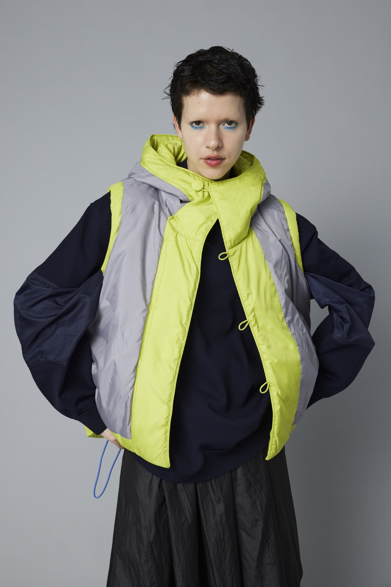 HeRIN.CYE | Solid body pocket vest (ベスト ) |SHEL'TTER WEBSTORE