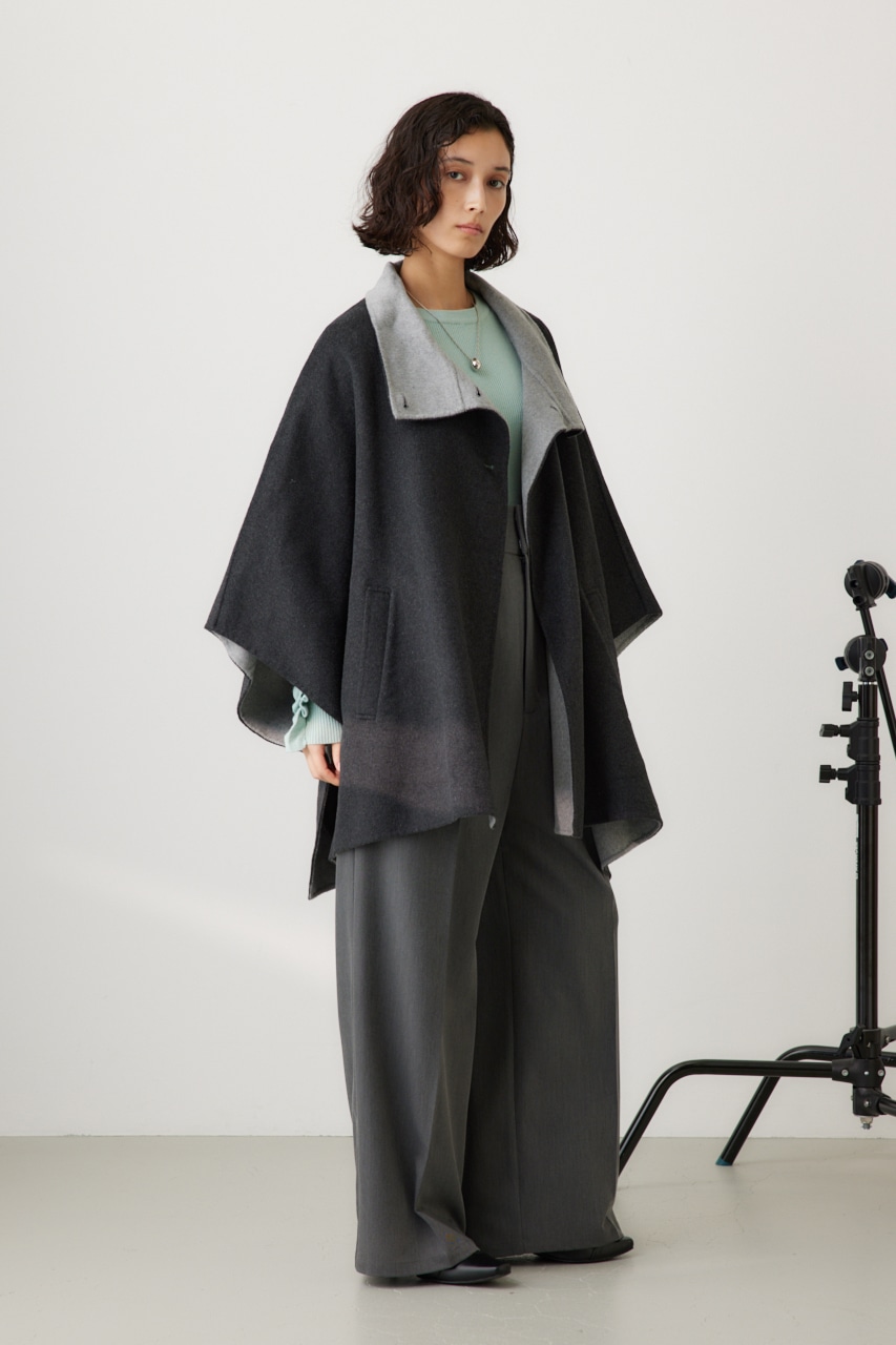 crie conforto | スタンドネックポンチョ (コート ) |SHEL'TTER WEBSTORE