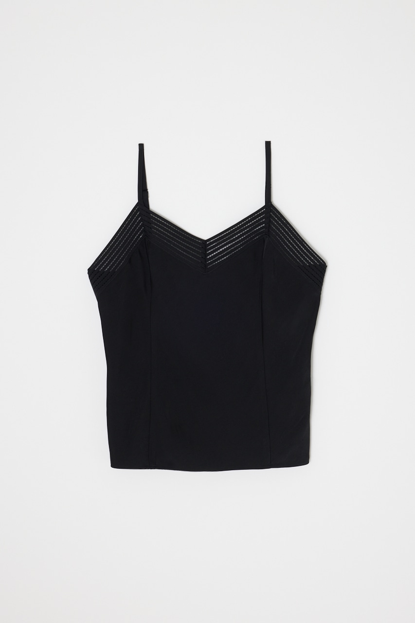 M_ | サテンキャミソール リサイクルポリエステル×レーヨン素材