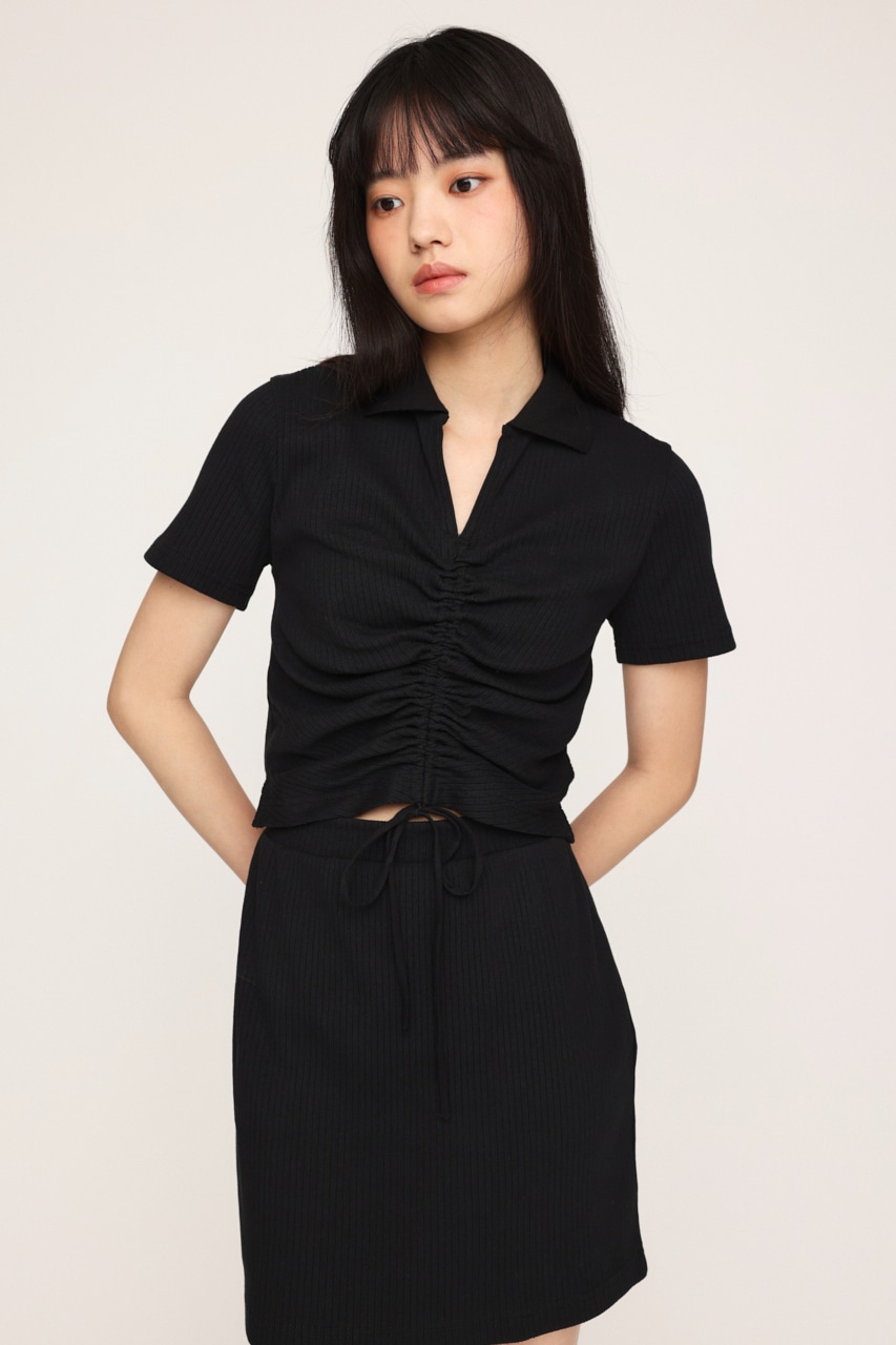 SLY | SHIRRING SKIPPER ワンピース (ワンピース(ミニ・ミディアム