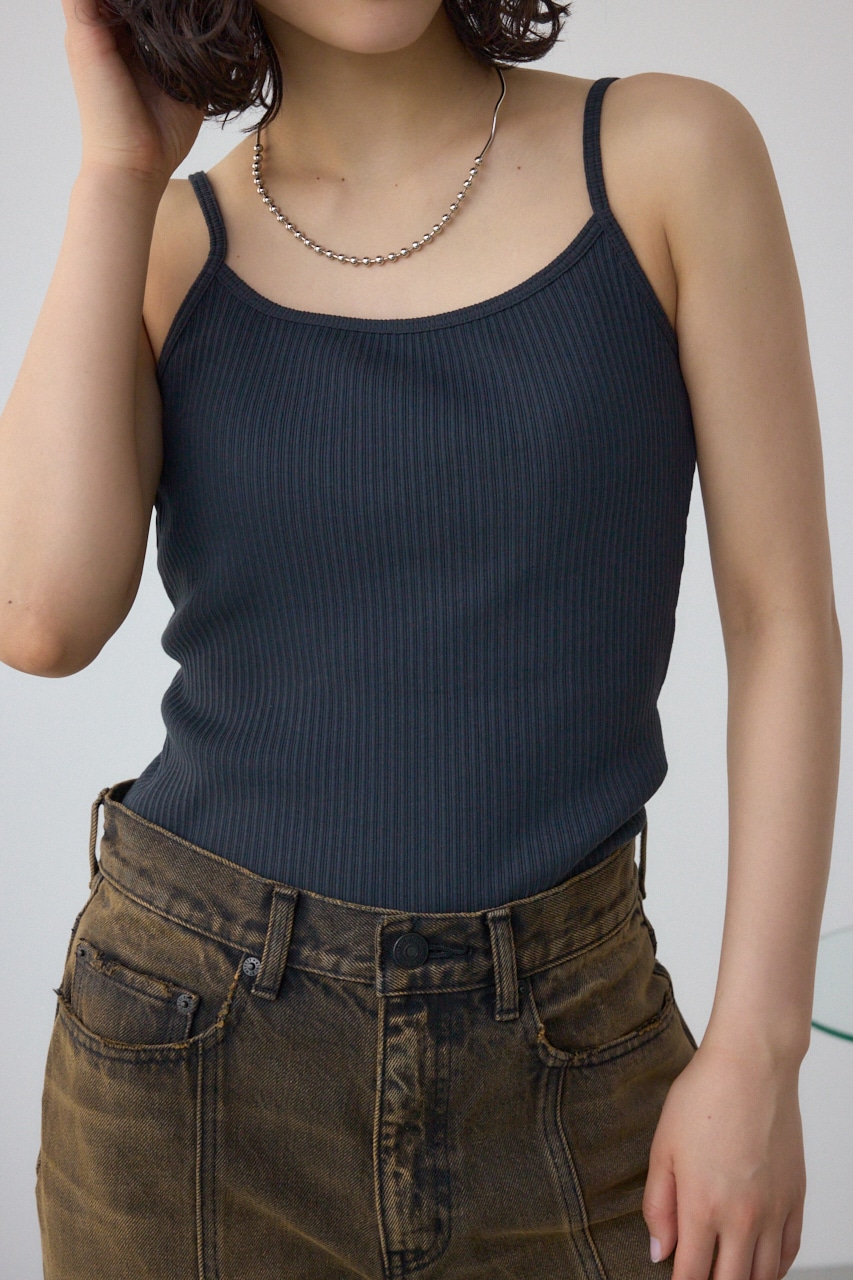 AZUL BY MOUSSY | ファインリブキャミソール (キャミソール ) |SHEL