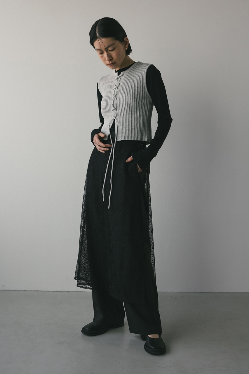 STYLEMIXER | レースレイヤードセットパンツ (パンツ ) |SHEL'TTER