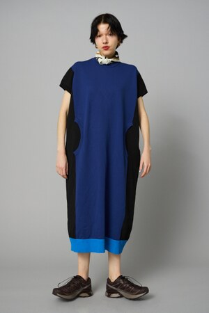 HeRIN.CYE | Attachmment knit one piece (ワンピース(ミニ