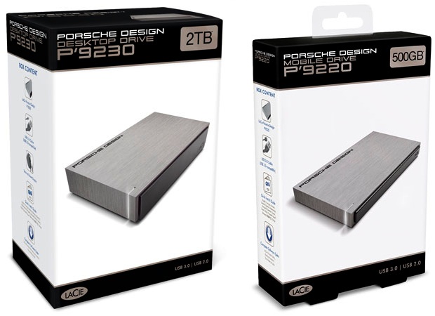 LaCie Porsche Design 9220 and 9230 Hard Drives - ecoustics.com
