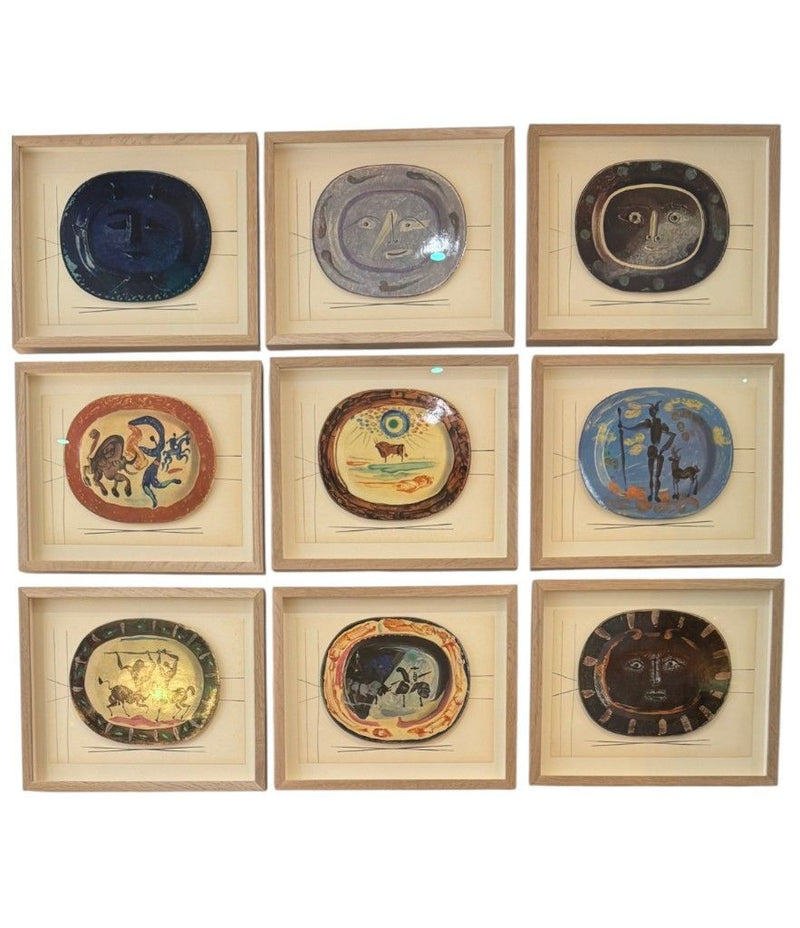 A framed lithographic plate from the 1948 Swedish, limited edition