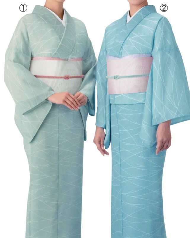 夏用 女仕立】駒絽着物 雲重ね【受注生産品】激安で購入！法被と鯉口