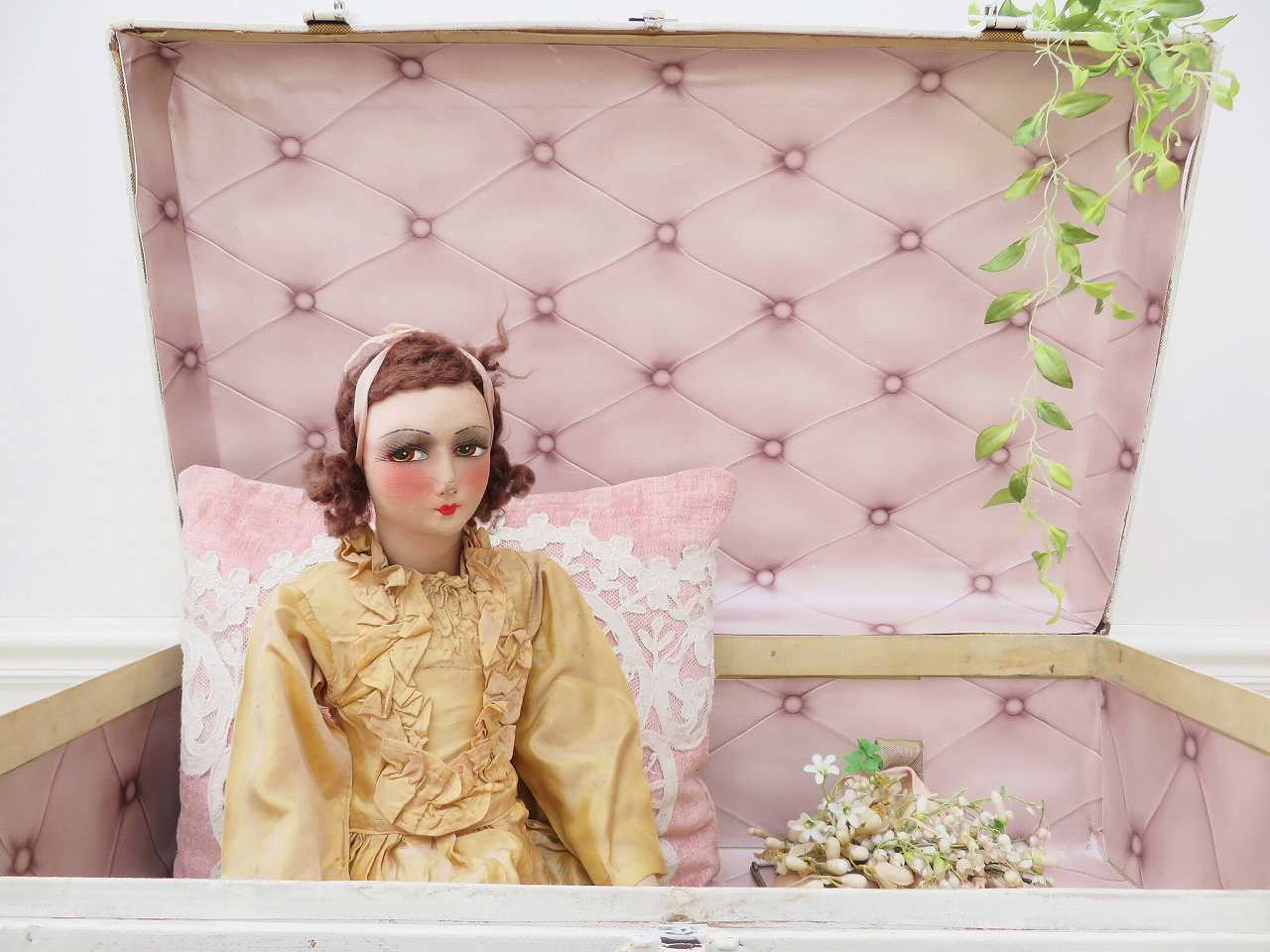 超絶美人のブドワールドール（A） - 薔薇と天使のアンティーク