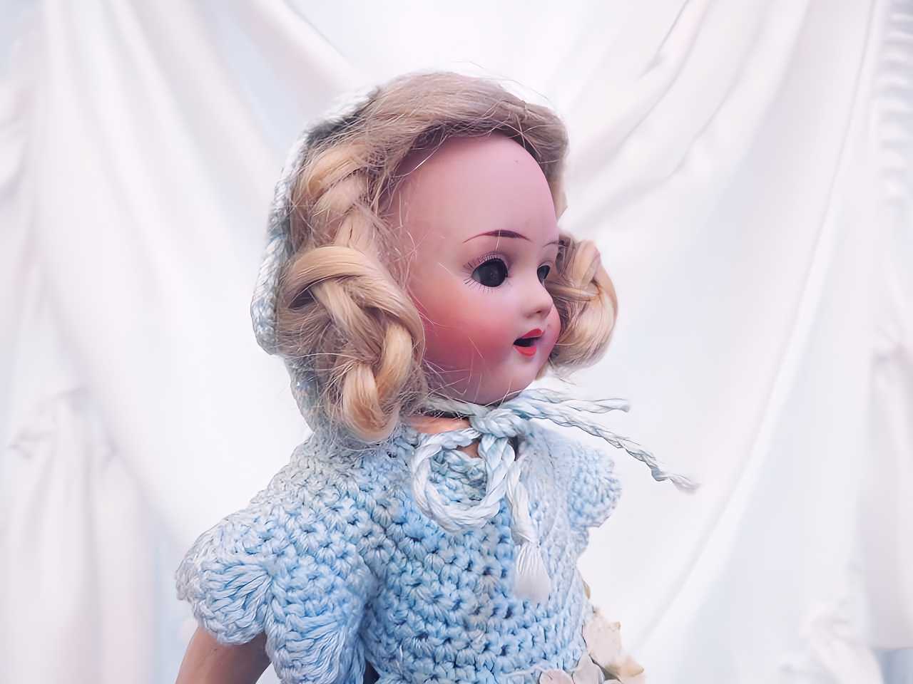 小さなお嬢様 ミニョネットドール - 薔薇と天使のアンティーク