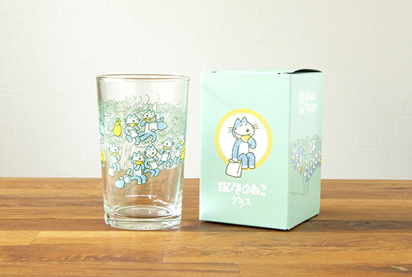 人気絵本「11ぴきのねこ」シリーズより、涼しげなグラスが登場♪数量