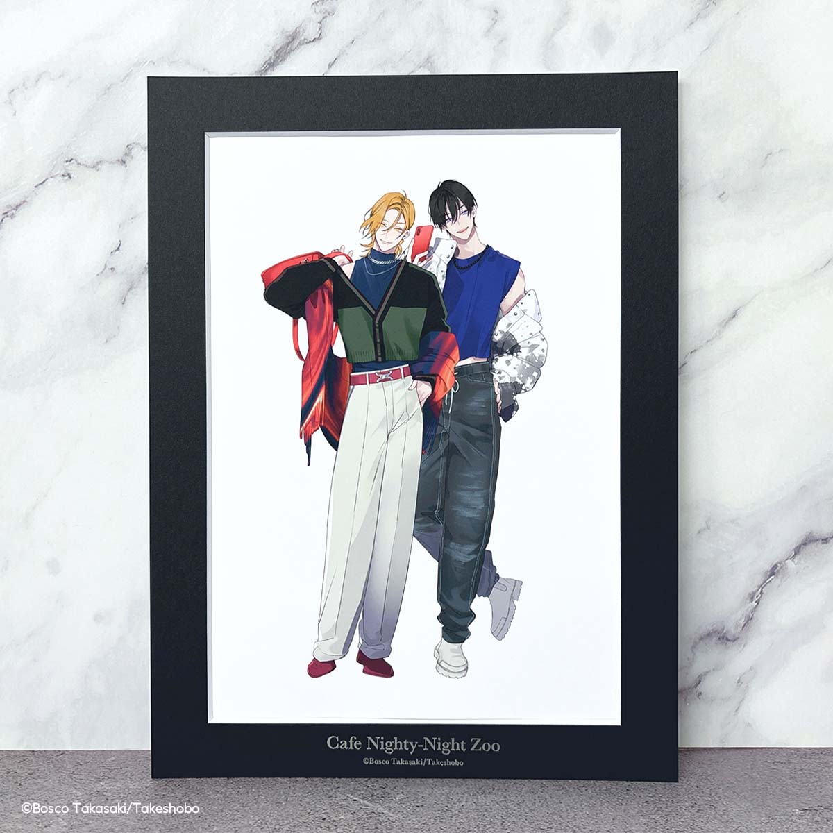 高崎ぼすこ先生×COLLABOCAFEHONPO BLANC 2025 A4サイズキャラファイン