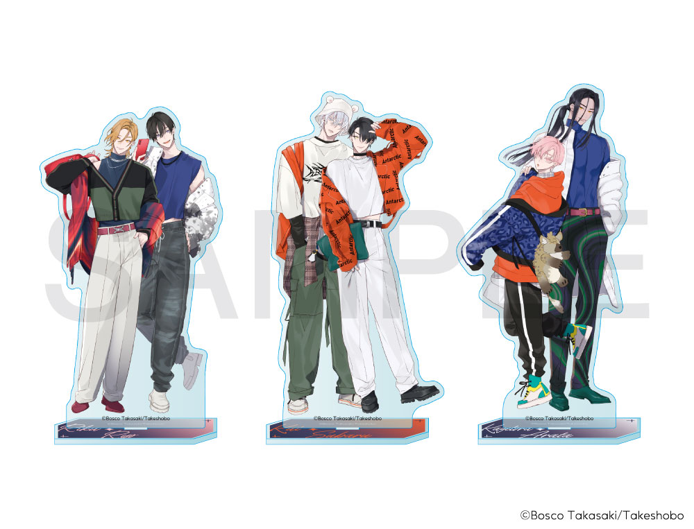 高崎ぼすこ先生×COLLABOCAFEHONPO BLANC 2025 等身アクリルスタンド